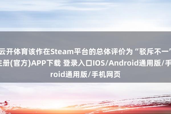 云开体育该作在Steam平台的总体评价为“驳斥不一”-开云注册(官方)APP下载 登录入口IOS/Android通用版/手机网页