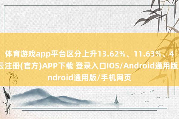 体育游戏app平台区分上升13.62%、11.63%、4.66%-开云注册(官方)APP下载 登录入口IOS/Android通用版/手机网页